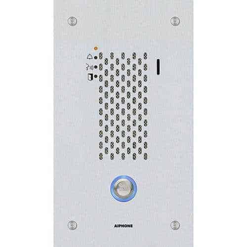 Aiphone IX-SSA IP Audio Door Station, SIP Compatible, Vandal Resistant, Stainless Steel