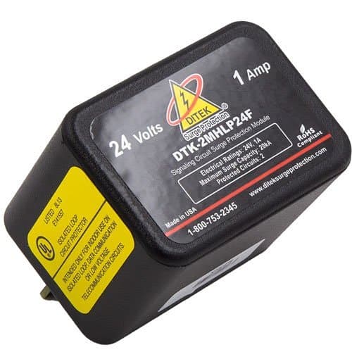 DITEK DTK-2MHLP24F Data & Signaling Circuit Surge Protection Module for Two 24V circuits