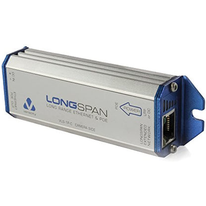 Veracity VLS-1P-C LONGSPAN Camera Long Distance, Point to Point, 10/100 Ethernet and PoE+ Extender