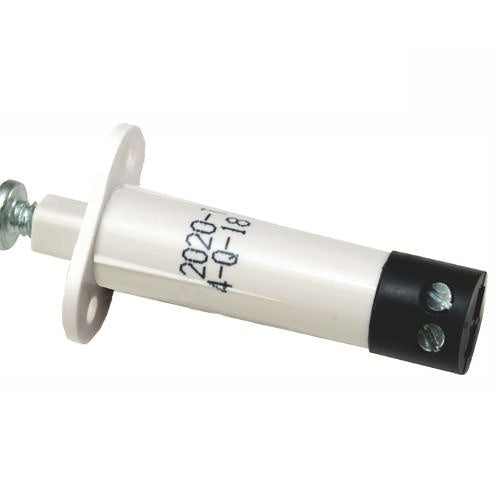 GRI PBF-2020-T 3/8" Diameter Push Button Plunger Switch with Flange and Terminals, White 10 pack