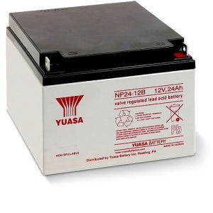 Yuasa NP24-12B 12V 24Ah Valve Regulated Rechargeable SLA Battery