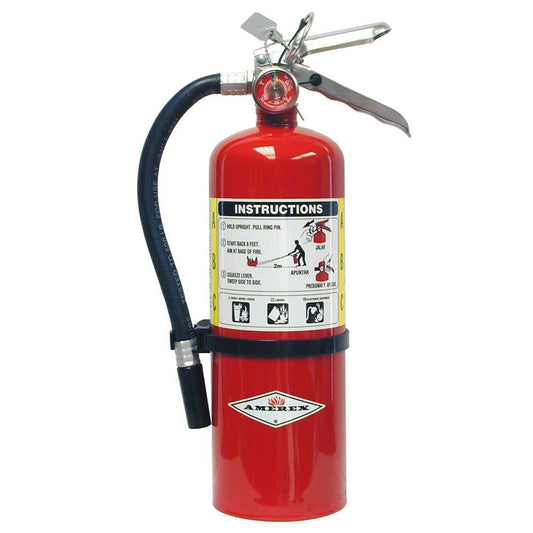 Amerex 402 5lb ABC Dry Chemical Fire Extinguisher with 861H Vehicle/Marine Bracket