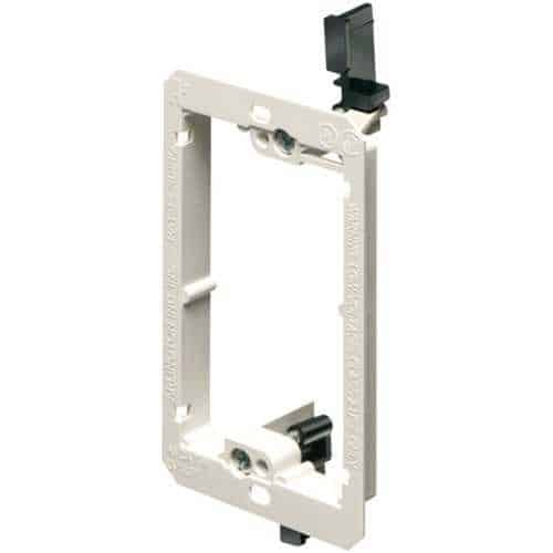 Arlington LV2LP Low Profile Low Voltage Mounting Bracket, Existing Construction Use, Plastic, 2-Gang, White