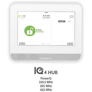 Qolsys IQPH054 Verizon IQ4 Hub PowerG, Whole Home Hub with 7" Touchscreen