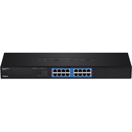 TRENDnet TEG-S16G 16-Port Gigabit GREENnet Switch, 32Gbps