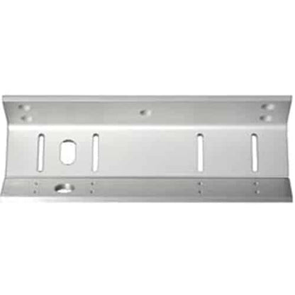 Alarm Controls AM6325 1/4" Adjustable Single Bracket for 1200 Series Single Magnetic Lock, 10-1/2" 2-5/16" 2-5/16", Clear Anodized
