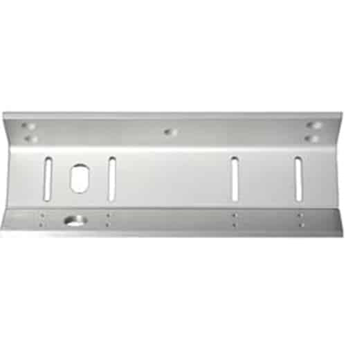 Alarm Controls AM6325 1/4" Adjustable Single Bracket for 1200 Series Single Magnetic Lock, 10-1/2" 2-5/16" 2-5/16", Clear Anodized