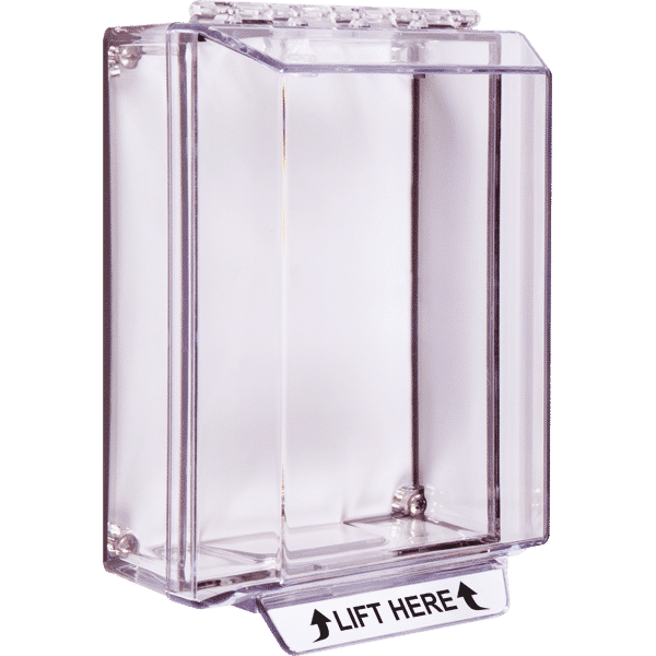STI 14200NC Universal Stopper Low Profile Dome Cover, Surface-Mount, No Hood, No Label, Clear
