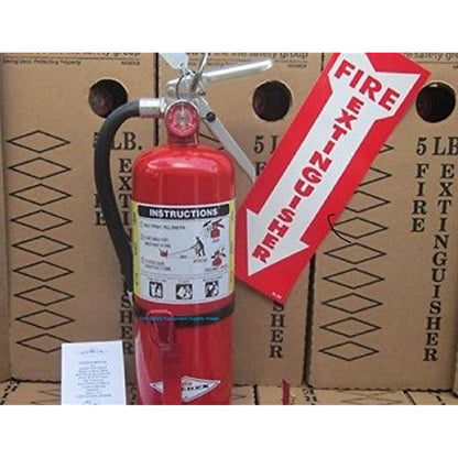 Amerex (Lot of 124), B500, ABC Fire Extinguishers, W/Wall Bracket, Hook Mount, Included.