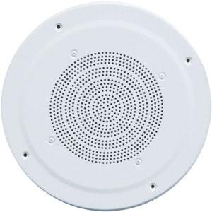 Speco G86T 86 Series 8" 70/25V Classic Grille In-Ceiling Speaker, Off-White