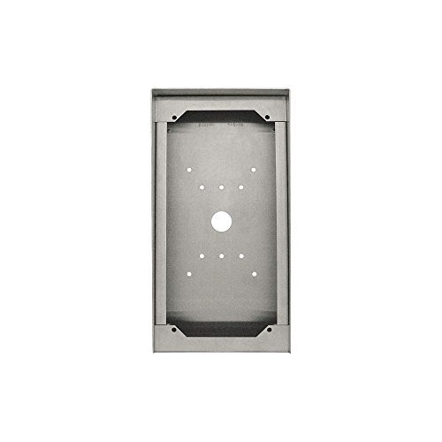 Aiphone Corporation SBX-ISDVFP Surface Mount Box for is Series, 4-Call and Card Access Door Stations, 18AWG Stainless Steel