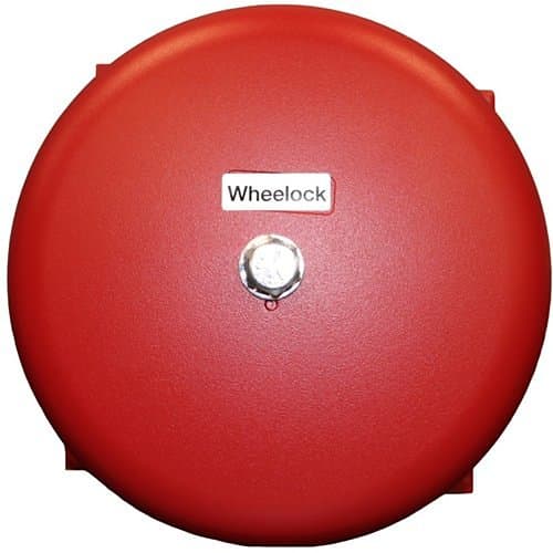 Eaton 43T-G6-24-R 43T AC Vibrating Bell, Indoor Outdoor, 24VAC, 6" Shell, Red
