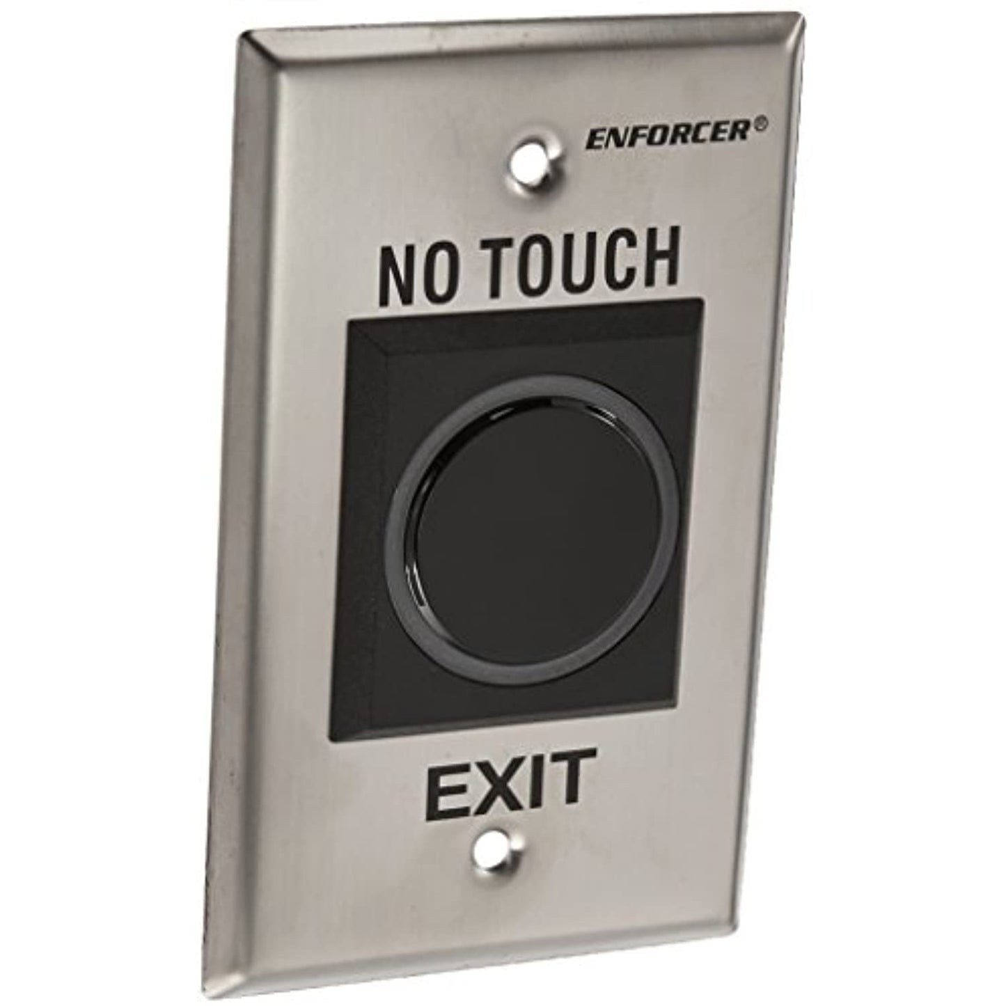 Seco-Larm SD-927PKC-NEQ Enforcer "No Touch" RTE IR Sensor Plate, Single-gang IR Technology Motion Sensor, Stainless Steel Finish