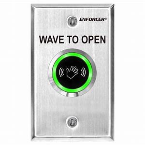 SECO-LARM SD-9263-KSQ Enforcer No Touch Request To Exit Plate