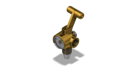 Amerex 13225 Nitrogen Cylinder Valve  Q/OPEN