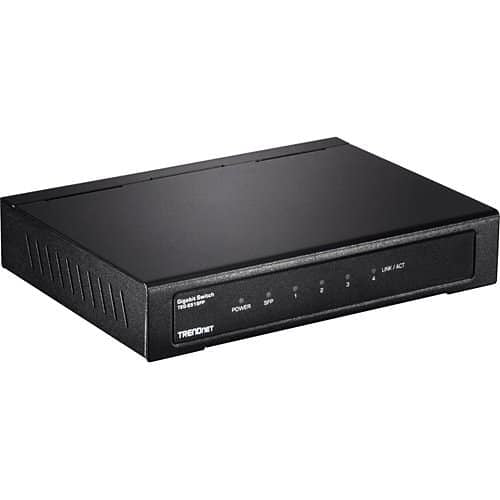TRENDnet TEG-S51SFP 4-Port Gigabit Switch With SFP Slot