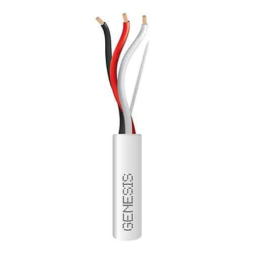 Genesis 31261112 18/3 Stranded Plenum Cable, Unshielded, CL3P, FPLP, CMP, FT6, 1000' (304.8m), REELEX Pull Box, Natural White