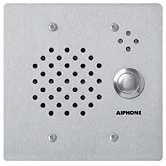 Aiphone IE-SS-A Audio Only Door Station, Stainless Steel, Flush Mount