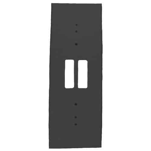 Radionix TP161 Trim Plate for Mounting Single-Gang Box Detectors, Black