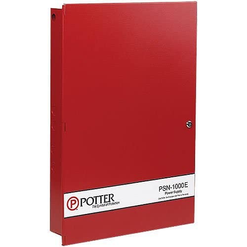 Potter PSN-1000 10 Amp Intelligent Notification Power Extender, Red