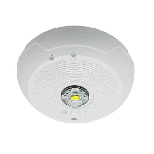 System Sensor SCWKLED-P L-Series Outdoor Ceiling-Mounted LED Strobe, "PLAIN", White image 0