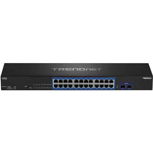 TrendNet network switch on a white background