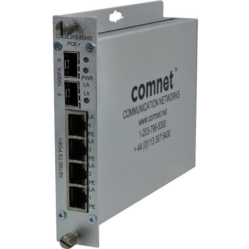 Comnet network switch on a white background