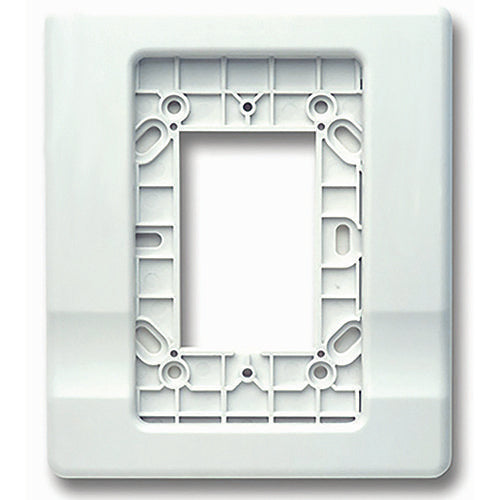 Edwards Signaling EG1T Genesis Trim Plate, No Marking, White
