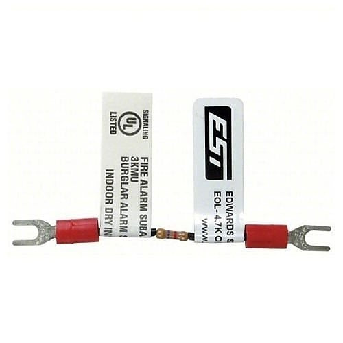 Fire alarm wire connector with labels on a white background