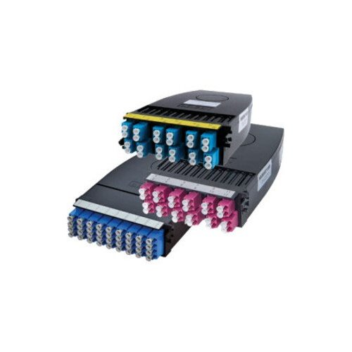 Belden FC3U06LDMF Fiber Panel, Commercial, Fiber Cassette OM3 6PORT, MPO (12') to LC, Type A