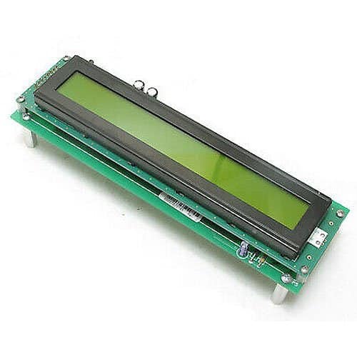 Green LCD screen module on a white background