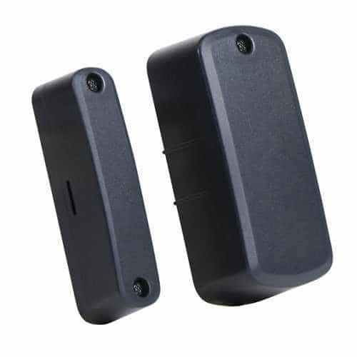 Magnetic sensors on a white background