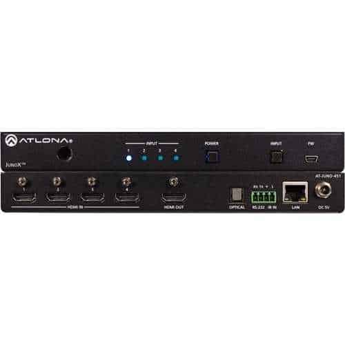 Atlona AT-JUNO-451  JunoX  4K UHD Four-Input HDMI Switcher