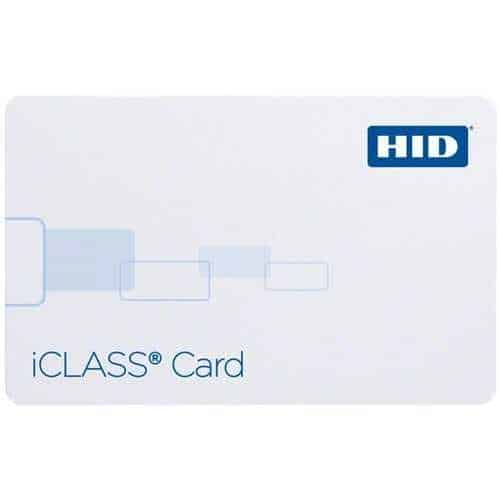 HID 2000PGGMV iCLASS 2K/2 Printable PVC Smart Card 100PK