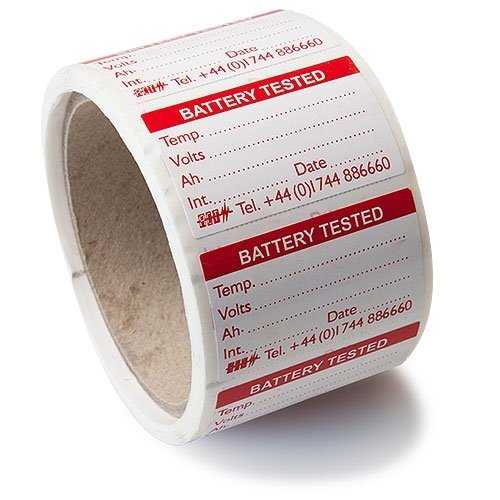 Ct Label Battery ACT BTL Battery Tester Labels, 250-Roll – Fire and Safety Plus