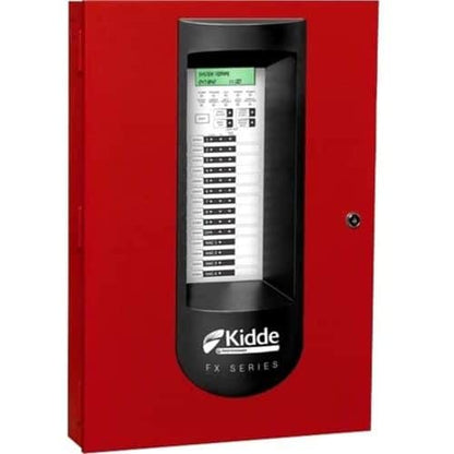 Kidde FX-10R 10 Zone Fire Alarm Control Panel, Red