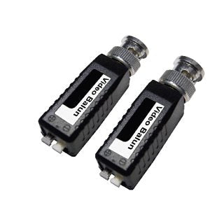 UltraTech 0E-VBPUSHTMP Pair Push Terminal MP Video Balun, Push Terminal to BNC