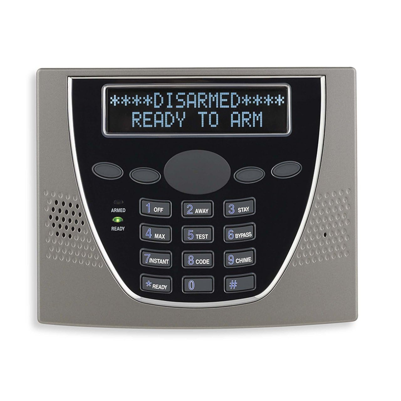 Honeywell 6460S Ademco/Honeywell Premium Alpha Keypad, Silver/Black