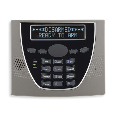 Honeywell 6460S Ademco/Honeywell Premium Alpha Keypad, Silver/Black