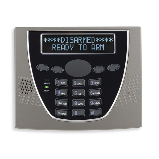 Honeywell 6460S Ademco/Honeywell Premium Alpha Keypad, Silver/Black