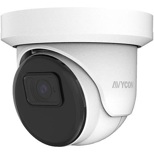 AVYCON AVC-NPE81F28 Diversity Series 8MP H.265 Turret IP Camera, 2.8mm Fixed Lens, NDAA Compliant, White