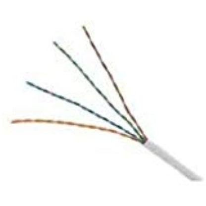 Genesis 63611101 Cat 6 Networking Cable, Plenum, White