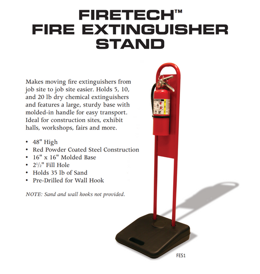 FireTech FES1 Fire Extinguisher Stand