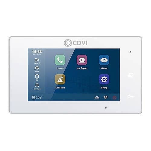 CDVI IP-MONB Touch Screen IP Monitor Black (rectangle)