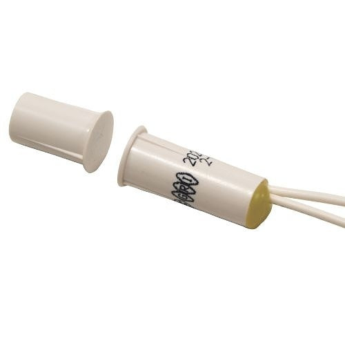 GRI 2020-12 3/8" Press Fit Recessed Switch Set, 1/2" Standard Gap, 10W, 200VDC, 0.50A, Closed Loop, N/O, A, White