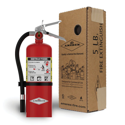 Amerex B402, 5lb ABC Dry Chemical Fire Extinguisher