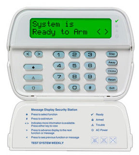 DSC PK5500ENG PowerSeries Full-Message LCD Keypad Access Device 64-Zone English