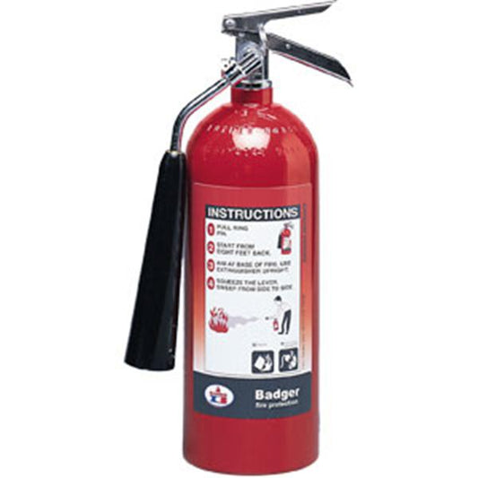 Badger 5 lb CO2 Fire Extinguisher w/ Wall Hook