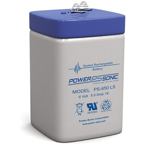 Power Sonic 0600502102 General Purpose Sealed Lead Acid Rechargeable VRLA Battery, 6V, Ah