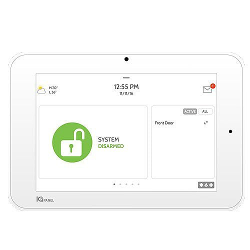 IQ QS9201-1208-840 IQ Panel 2 Plus Smart Home Control Panel, 319.5MHz and PowerG, Verizon (only Verizon IQ Panel 2 Plus available)